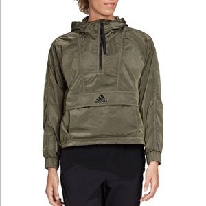 adidas Womens Wind ready anorak 1/2 zip
